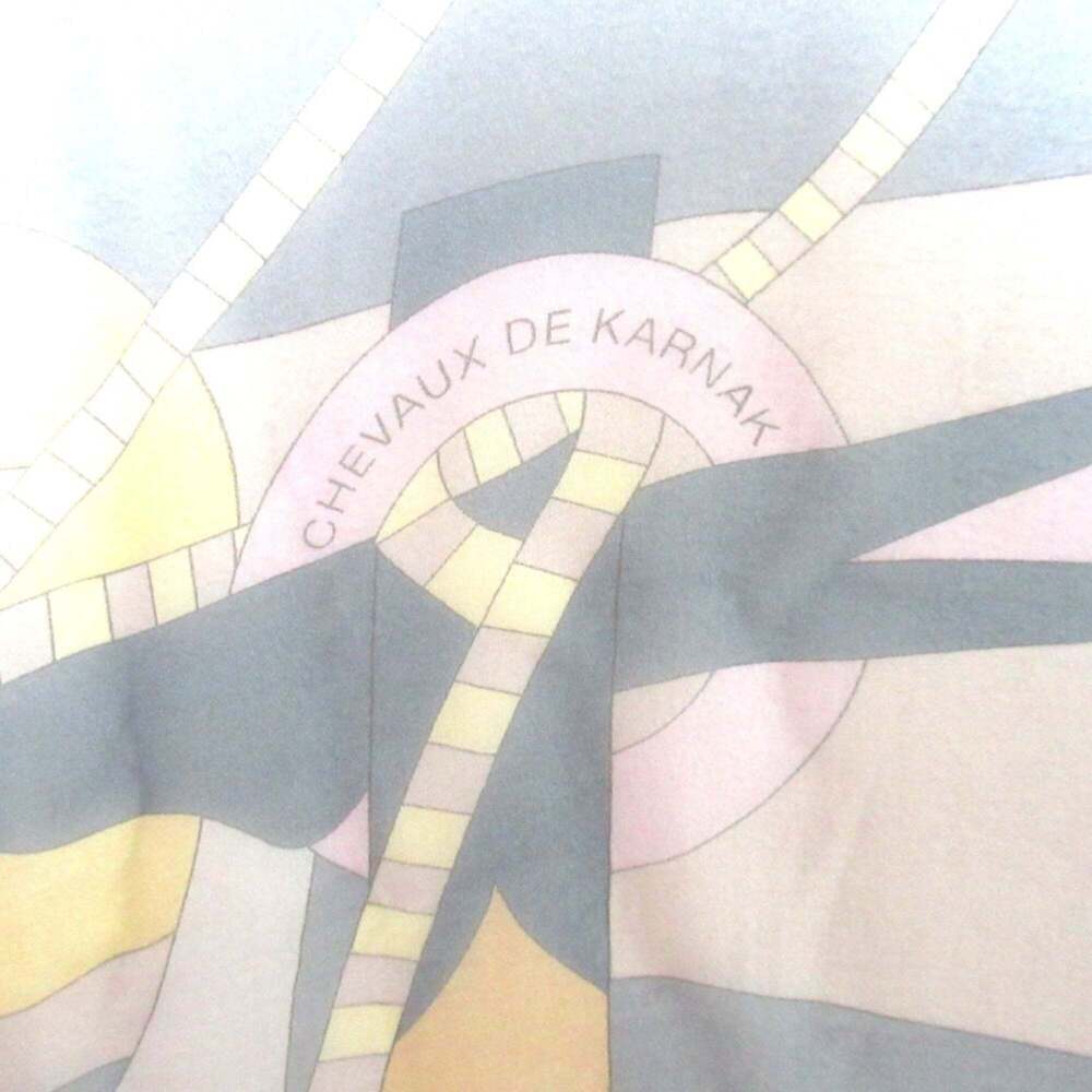 HERMES Black Silk Scarf - Picture 2 of 4